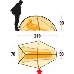 Tenda Ferrino Nemesi 1 -Esterno Campeggio Negozio nemesi 1 1 2