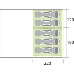 Tenda Brunner Arquis Outdoor 5 -Esterno Campeggio Negozio tenda arqus outdoor 5 3