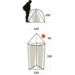 Tenda Ferrino Manaslu 2 6 Tenda Ferrino Manaslu 2 -Esterno Campeggio Negozio tenda ferrino manaslu 2 quattro stagioni leggera compatta struttura duralluminio giunti radiali 2
