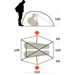 Tenda Ferrino Nemesi 2 PRO 10 Tenda Ferrino Nemesi 2 PRO -Esterno Campeggio Negozio tenda ferrino nemesi 2 pro leggera intuitiva struttura interna rapido montaggio hiker ciclismo 4