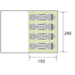 Tenda Brunner Lamar 4 -Esterno Campeggio Negozio tenda lamar 4 3
